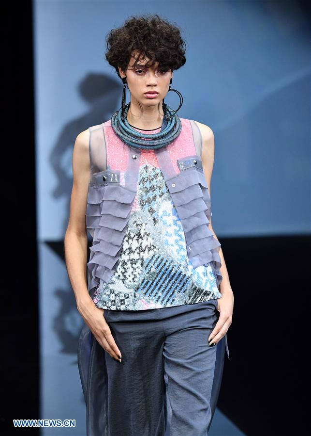 ITALY-MILAN-FASHION WEEK-GIORGIO ARMANI 