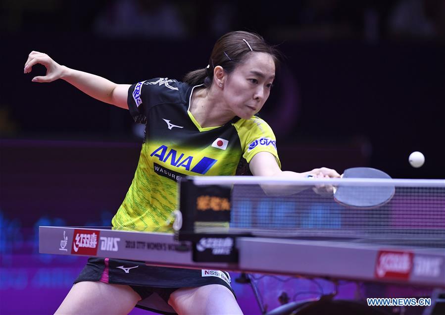 (SP)CHINA-CHENGDU-TABLE TENNIS-ITTF WOMEN'S WORLD CUP-QUARTERFINALS (CN)