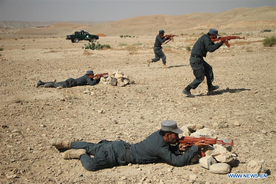 AFGHANISTAN-NANGARHAR-POLICE-MILITARY TRAINING