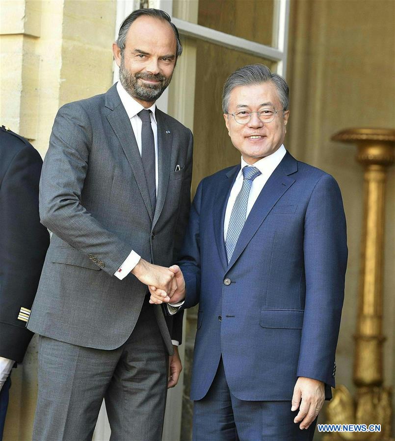 FRANCE-PARIS-SOUTH KOREA-PRESIDENT-VISIT 