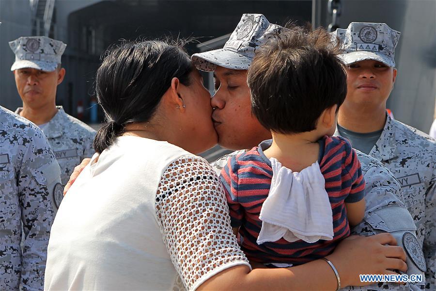 PHILIPPINES-CAVITE-ASEAN-CHINA MILITARY EXERCISE-NAVY-SEND OFF