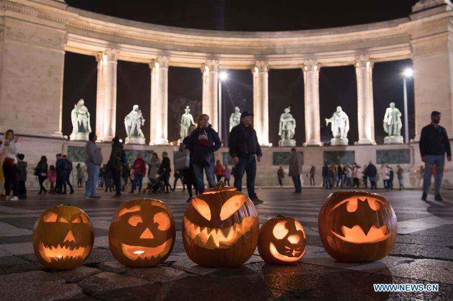 HUNGARY-BUDAPEST-HALLOWEEN PUMPKIN FESTIVAL