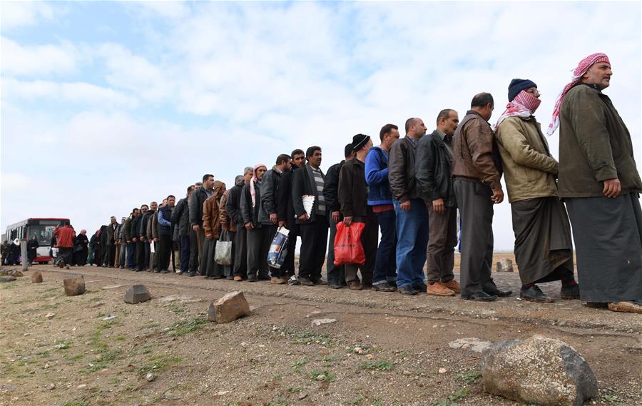 SYRIA-IDLIB-SYRIAN FAMILIES-RETURN