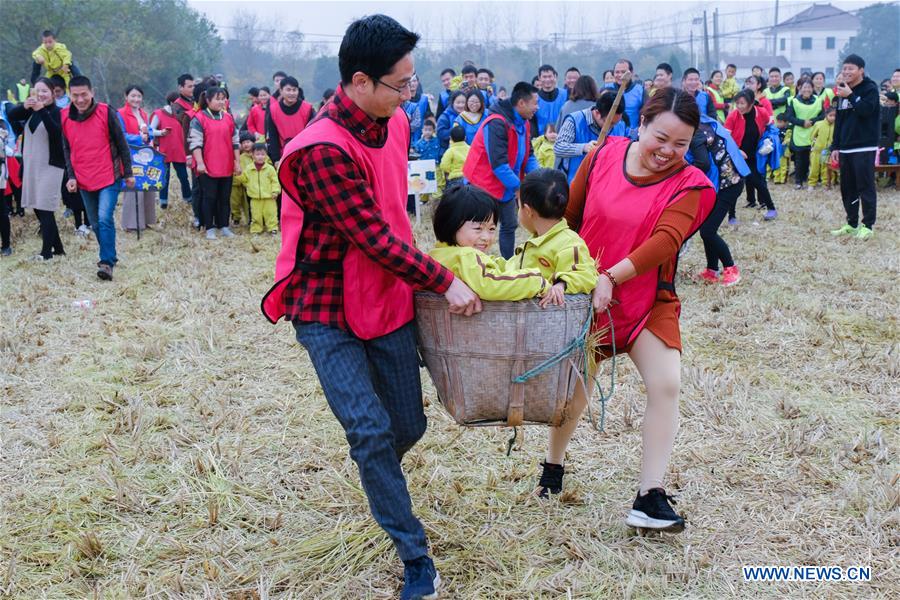 CHINA-ZHEJIANG-CHANGXING-RICE FIELD-RECREATION (CN)