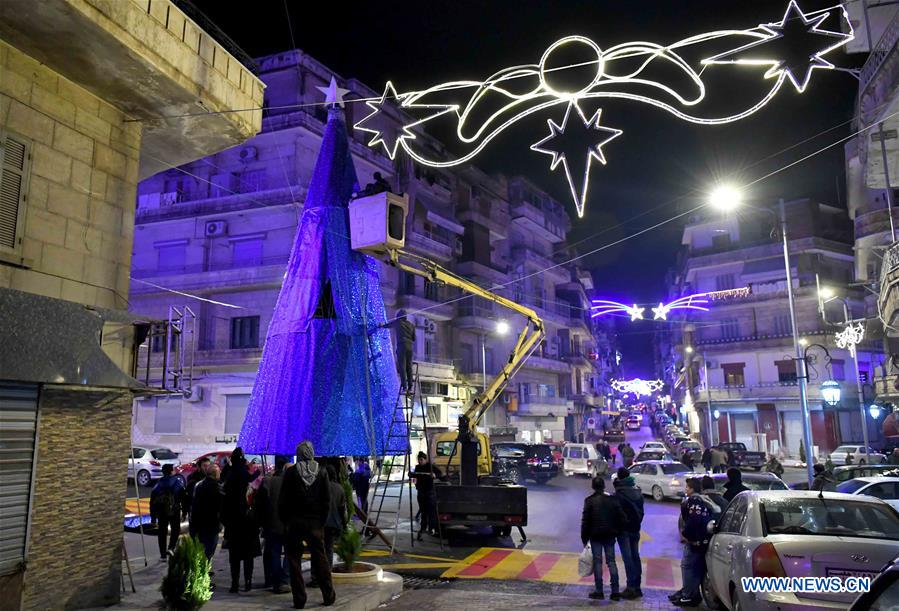 SYRIA-ALEPPO-CHRISTMAS