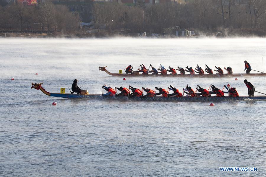 #CHINA-JILIN-WINTER-DRAGON BOAT (CN)