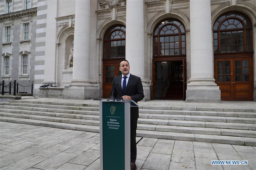 IRELAND-DUBLIN-PM PRESS BRIEFING