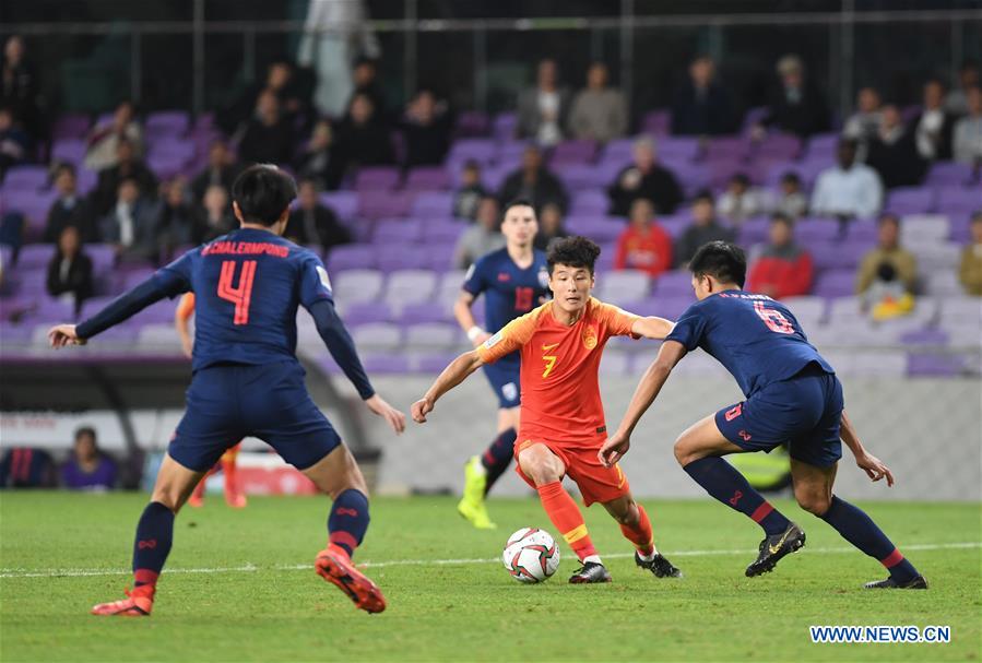 (SP)UAE-AL AIN-SOCCER-AFC ASIAN CUP 2019-CHN VS THA