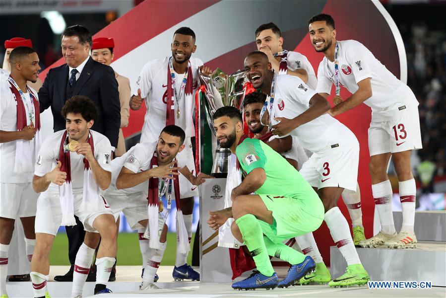 (SP)UAE-ABU DHABI-SOCCER-AFC ASIAN CUP 2019-FINAL-JPN VS QAT