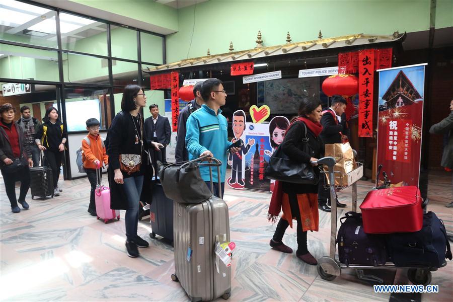 NEPAL-KATHMANDU-AIRPORT-CHINESE SPECIAL INFORMATION DESK