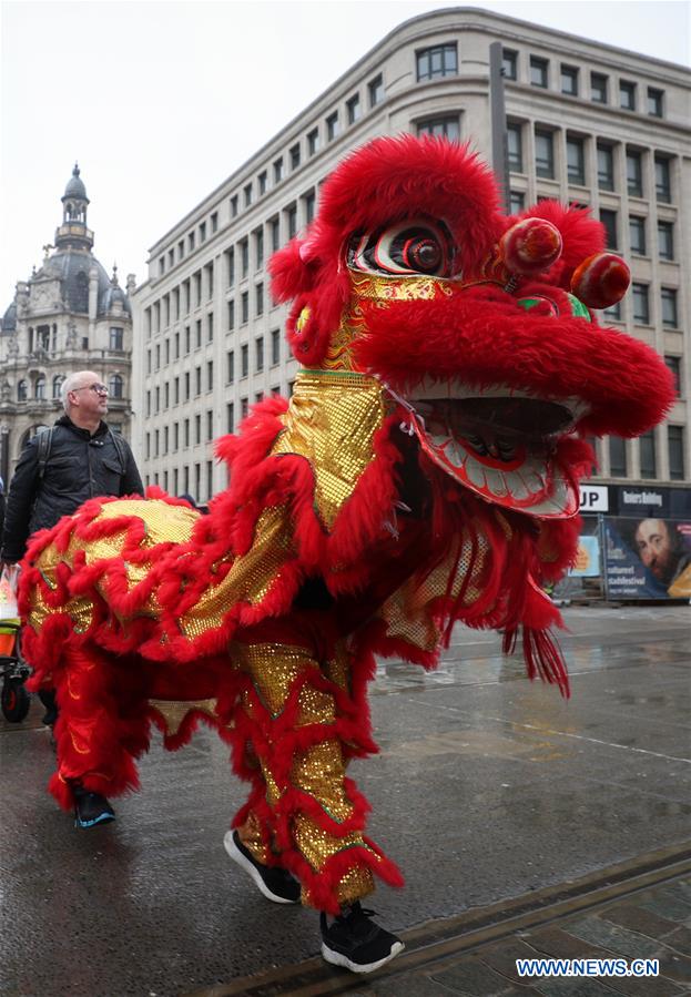 BELGIUM-ANTWERP-CHINESE LUNAR NEW YEAR-PARADE