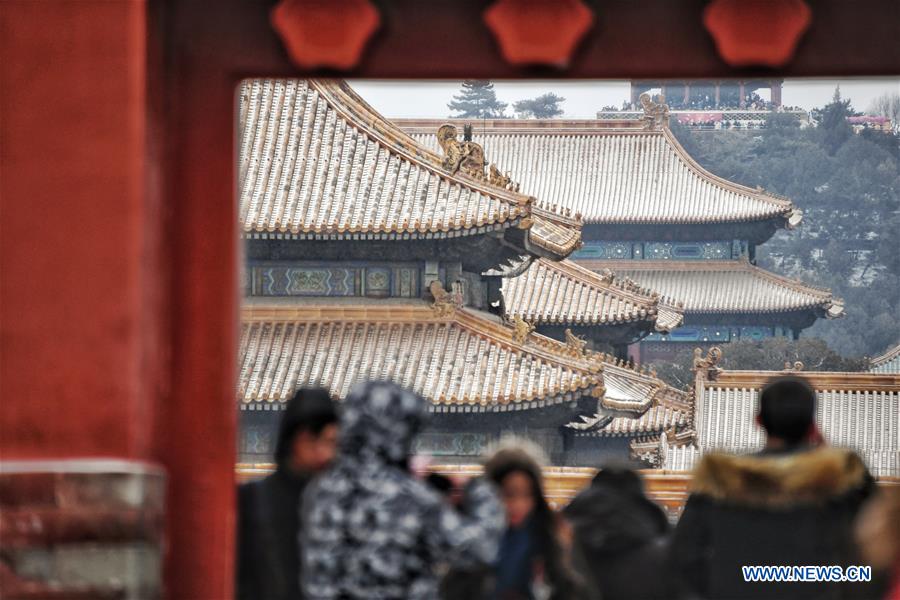 (InPalaceMuseum)CHINA-BEIJING-PALACE MUSEUM-SNOW (CN)