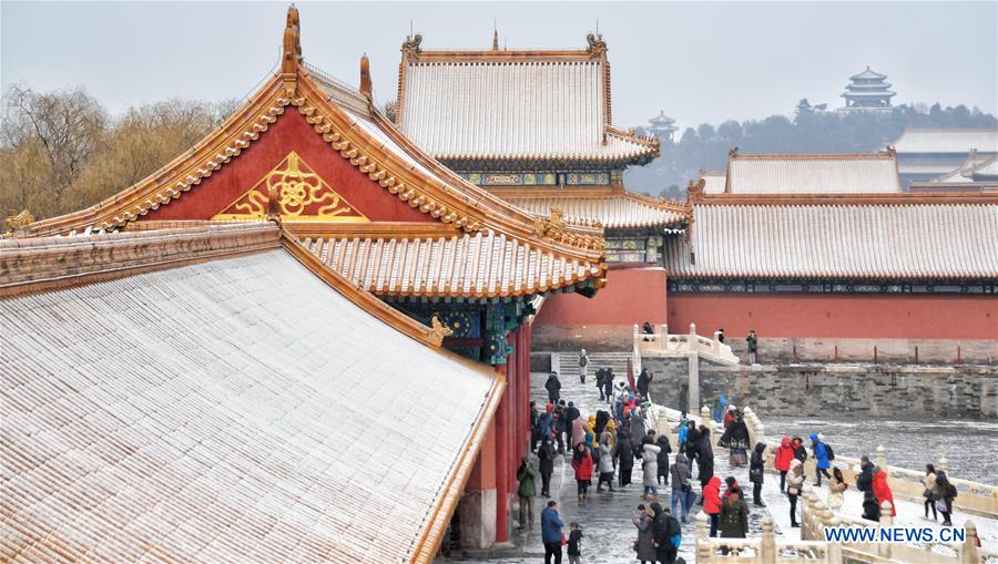 (InPalaceMuseum)CHINA-BEIJING-PALACE MUSEUM-SNOW (CN)