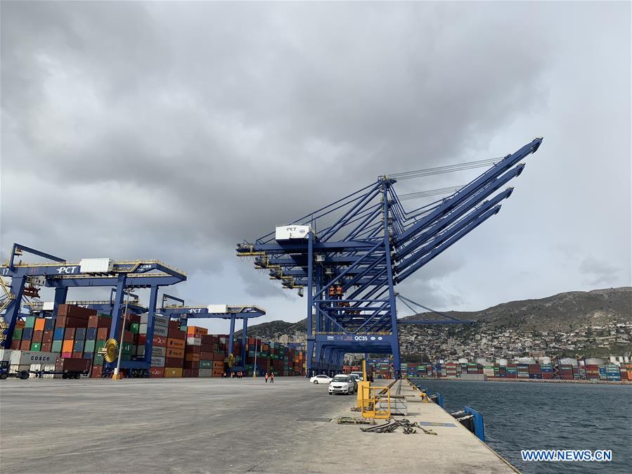 GREECE-PIRAEUS-CHINA-COSCO-SHIPPING PISCES-DOCKING