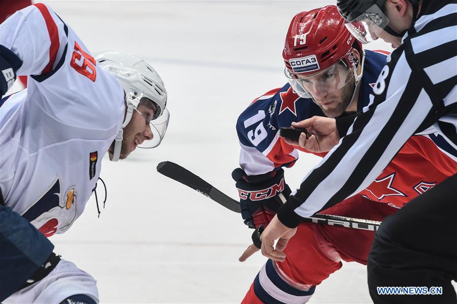 (SP)RUSSIA-MOSCOW-ICE HOCKEY-KHL-CSKA VS SLOVAN