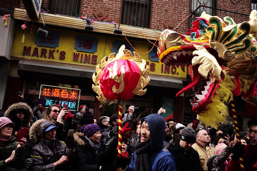 U.S.-NEW YORK-CHINATOWN-LUNAR NEW YEAR-PARADE