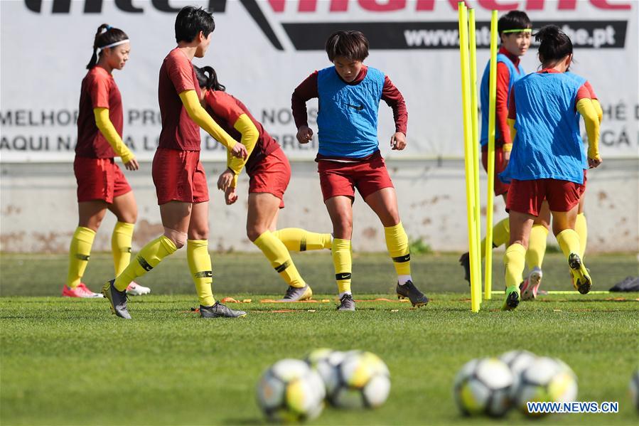 (SP)PORTUGAL-ALBUFEIRA-SOCCER-ALGARVE CUP-CHN-TRAINING SESSION