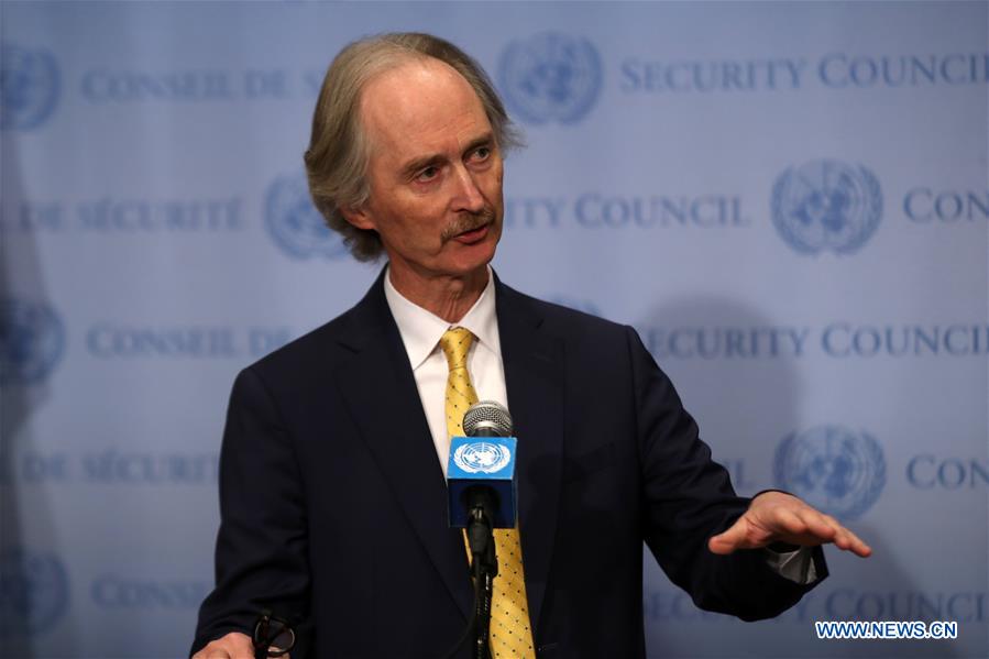 UN-SYRIA-SPECIAL ENVOY-PRESS ENCOUNTER