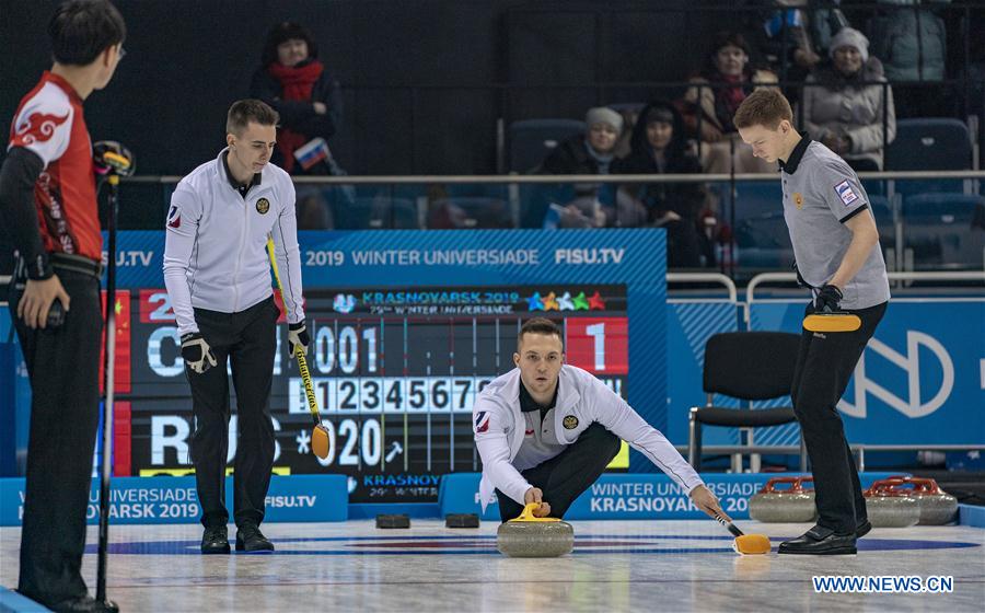 (SP)RUSSIA-KRASNOYARSK-29TH WINTER UNIVERSIADE-CURLING