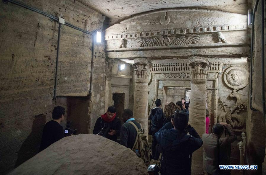 EGYPT-ALEXANDRIA-GRECO-ROMAN CATACOMBS