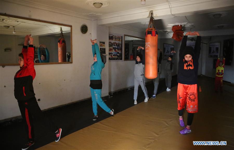 (SP) AFGHANISTAN-KABUL- BOXING CLUB- GIRLS