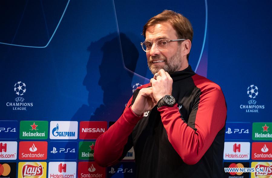 (SP)GERMANY-MUNICH-SOCCER-UEFA CHAMPIONS LEAGUE-BAYERN MUNICH VS LIVERPOOL-PRESS CONFERENCE