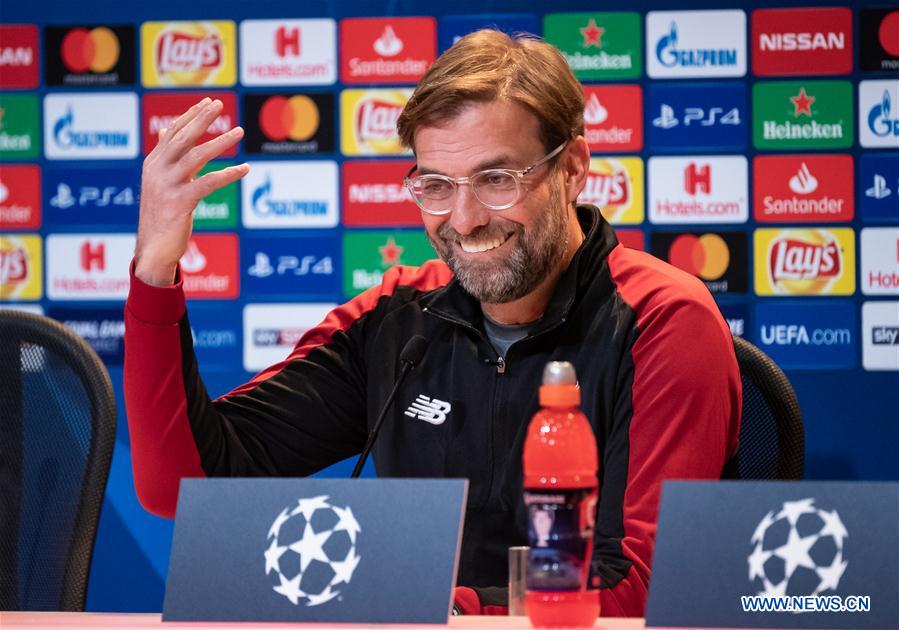 (SP)GERMANY-MUNICH-SOCCER-UEFA CHAMPIONS LEAGUE-BAYERN MUNICH VS LIVERPOOL-PRESS CONFERENCE