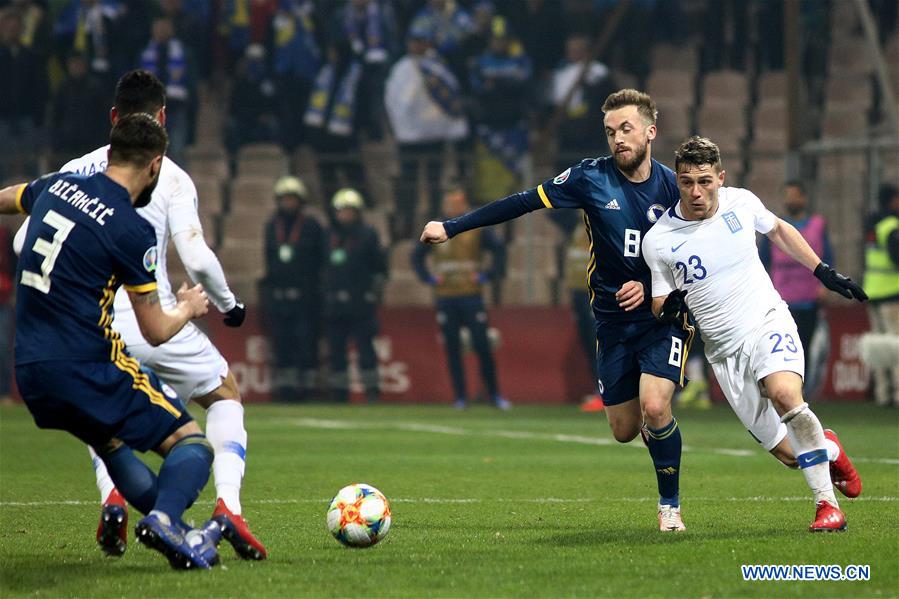 (SP)BOSNIA AND HERZEGOVINA-ZENICA-UEFA EURO 2020 QUALIFICATION-GROUP J-BIH VS GREECE