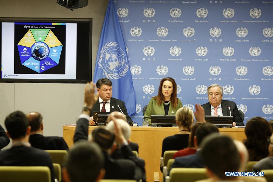 UN-WMO-REPORT-NEWS CONFERENCE