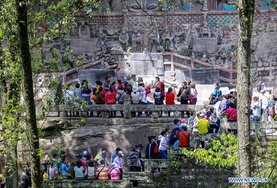 CHINA-CHONGQING-DAZU ROCK CARVING-TOURISM (CN)