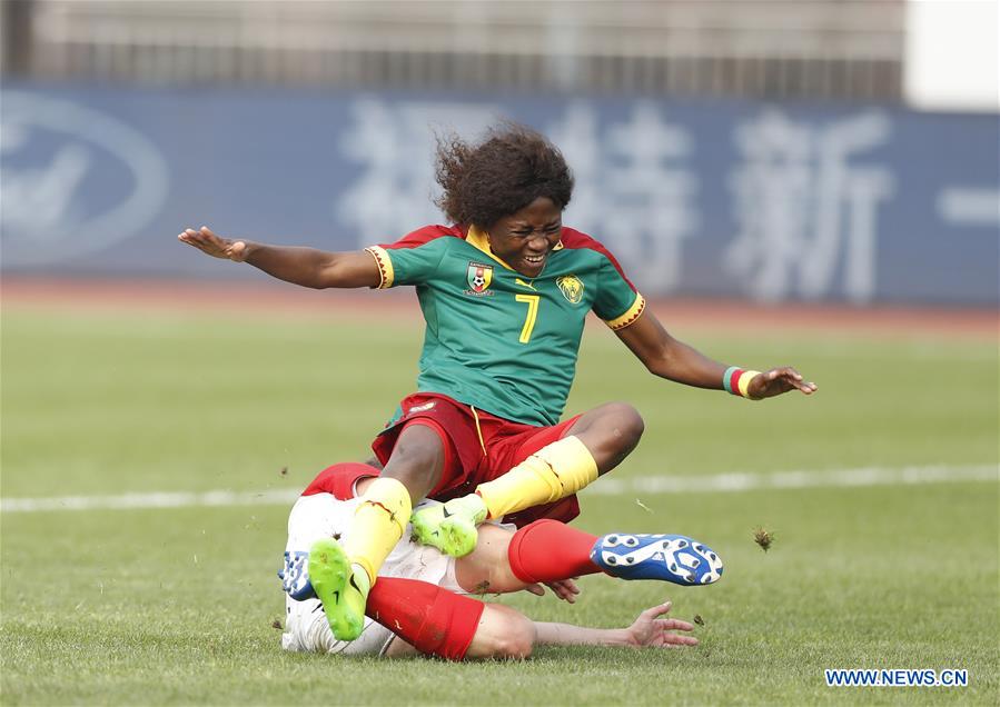 (SP)CHINA-WUHAN-FOOTBALL-INTERNATIONAL WOMEN'S FOOTBALL TOURNAMENT WUHAN 2019-CAMEROON VS CROATIA (CN)