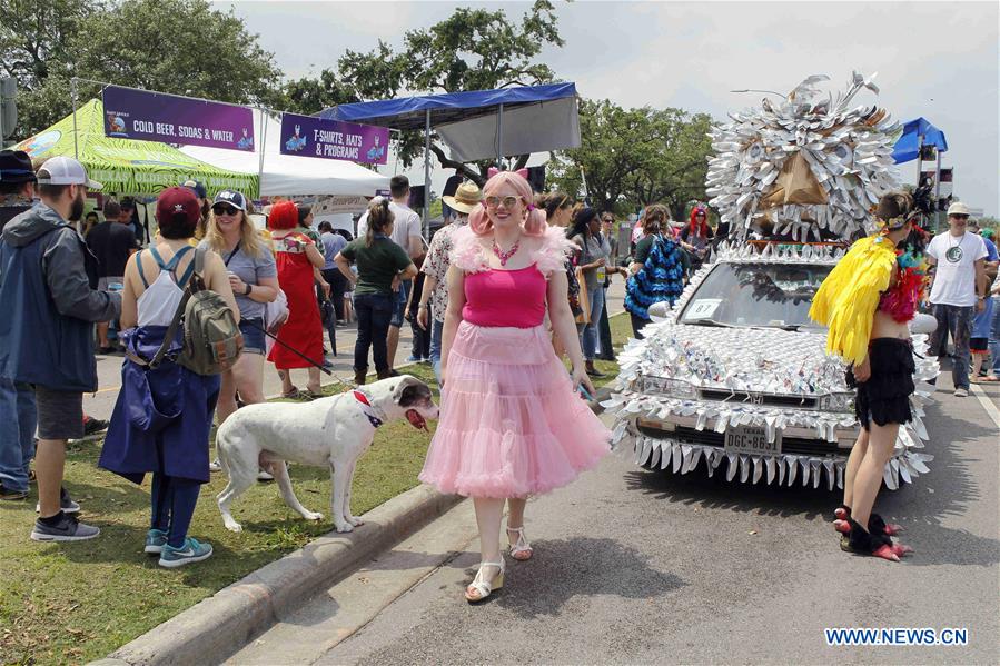 U.S.-HOUSTON-CAR-PARADE