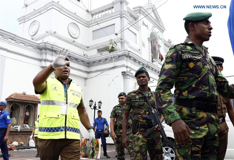 (SPOT NEWS)SRI LANKA-COLOMBO-BLASTS