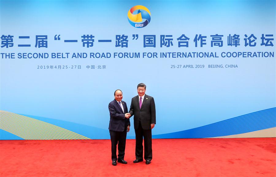 (BRF)CHINA-BEIJING-BELT AND ROAD FORUM-XI JINPING-LEADERS' ROUNDTABLE MEETING (CN)