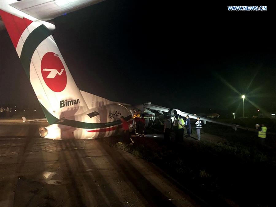 MYANMAR-YANGON-AIRPORT-BANGLADESH PLANE