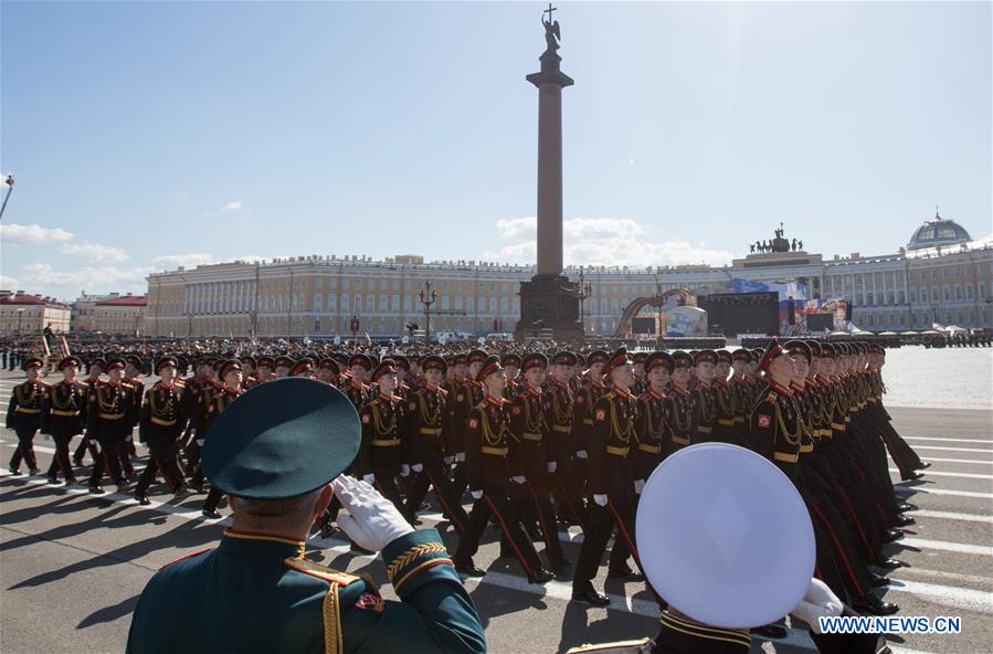 RUSSIA-ST. PETERSBURG-VICTORY DAY-PARADE