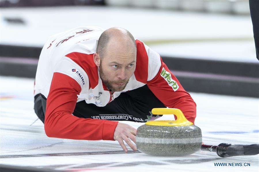 (SP)CHINA-BEIJING-CURLING-WCF WORLD CUP-GRAND FINAL-MEN'S FINAL