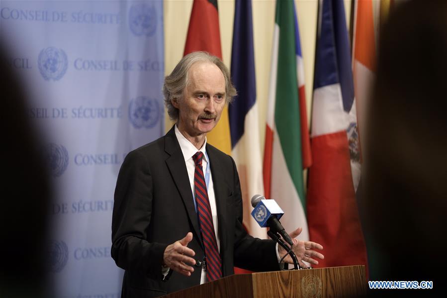 UN-ENVOY-SYRIA-PRESS ENCOUNTER