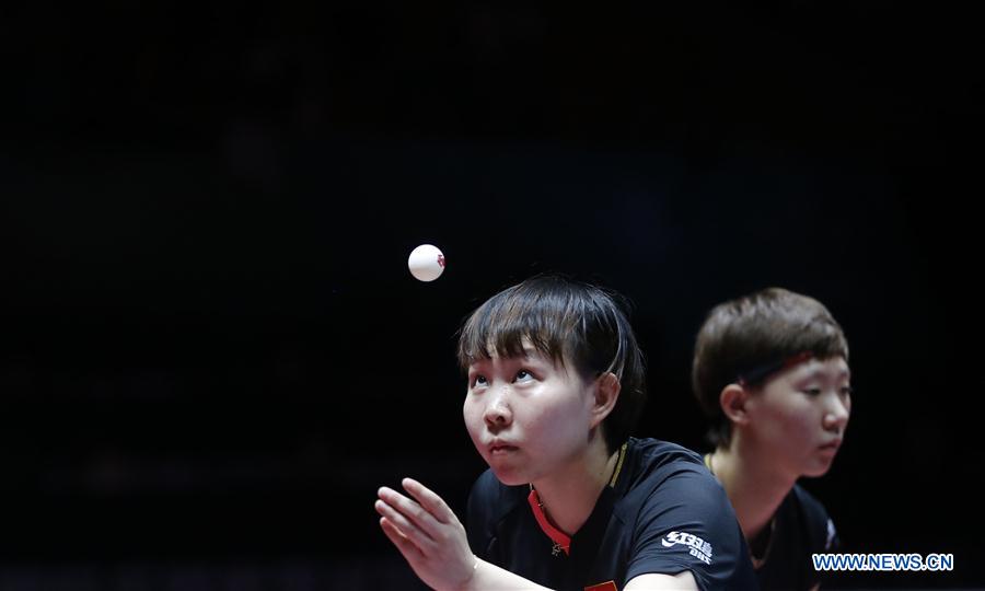 (SP)CHINA-SHENZHEN-TABLE TENNIS-CHINA OPEN-WOMEN'S DOUBLES (CN)