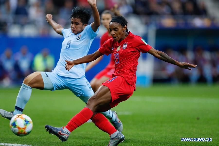 (SP)FRANCE-REIMS-SOCCER-FIFA WOMEN'S WORLD CUP-USA VS THA