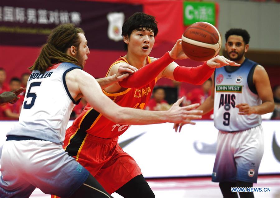 (SP)CHINA-NANTONG-BASKETBALL-CHINA VS AUSTRALIAN NBL