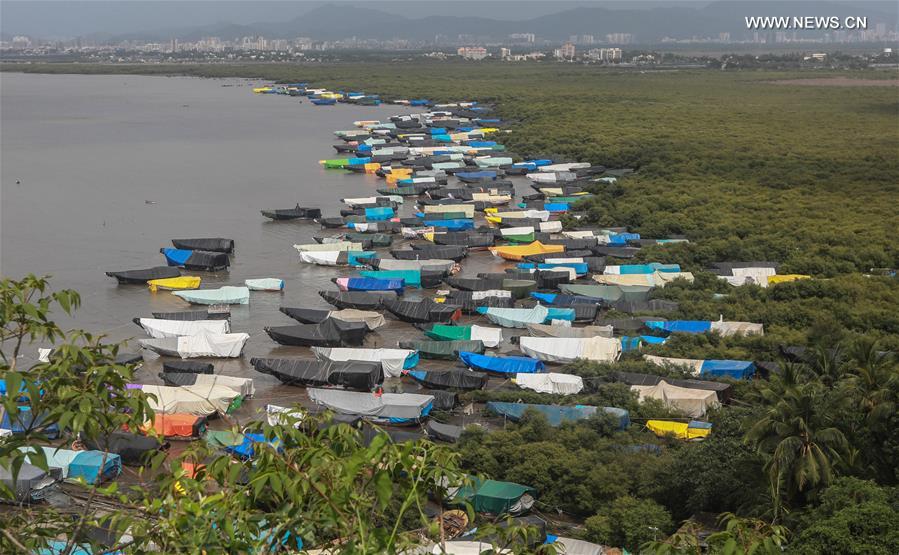 INDIA-MUMBAI-MONSOON-FISHING BOATS