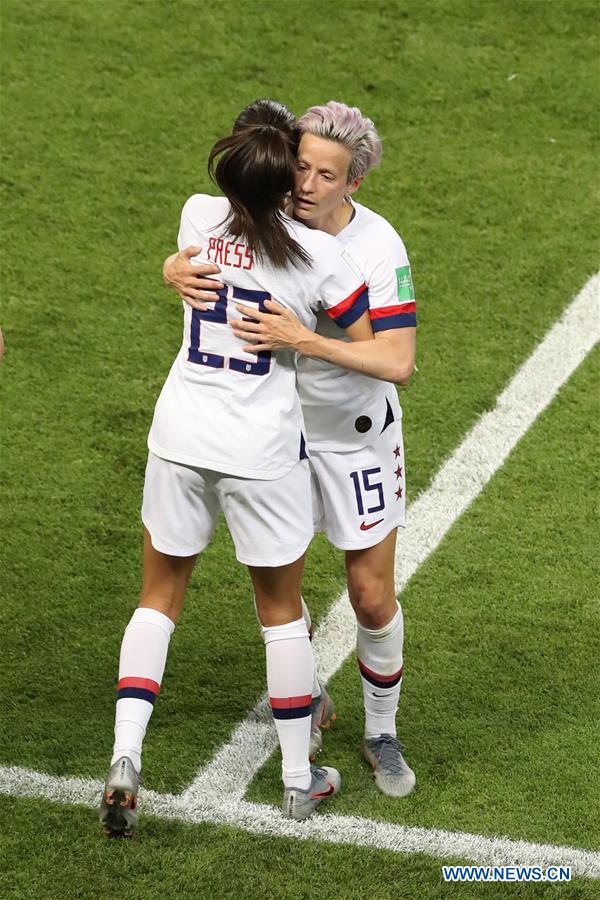 (SP)FRANCE-PARIS-FIFA WOMEN'S WORLD CUP-QUARTERFINAL-FRA VS USA