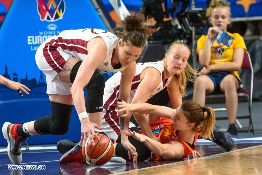 (SP)LATVIA-RIGA-BASKETBALL-EUROBASKET-LATVIA VS SPAIN