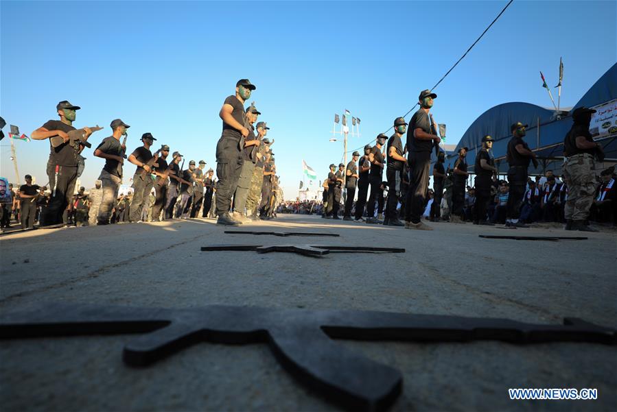 MIDEAST-GAZA-MILITARY-GRADUATION CEREMONY