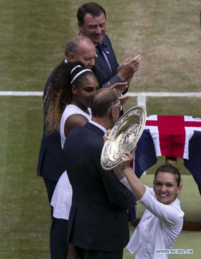 (SP)BRITAIN-LONDON-TENNIS-WIMBLEDON CHAMPIONSHIPS 2019-WOMEN'S SINGLES-FINAL