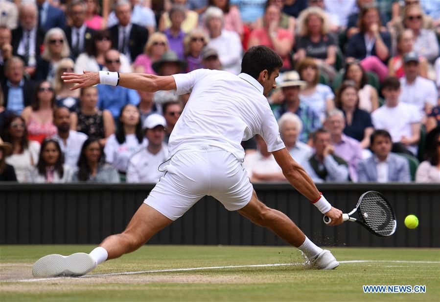 (SP)BRITAIN-LONDON-TENNIS-WIMBLEDON CHAMPIONSHIPS 2019-MEN'S SINGLES-FINAL