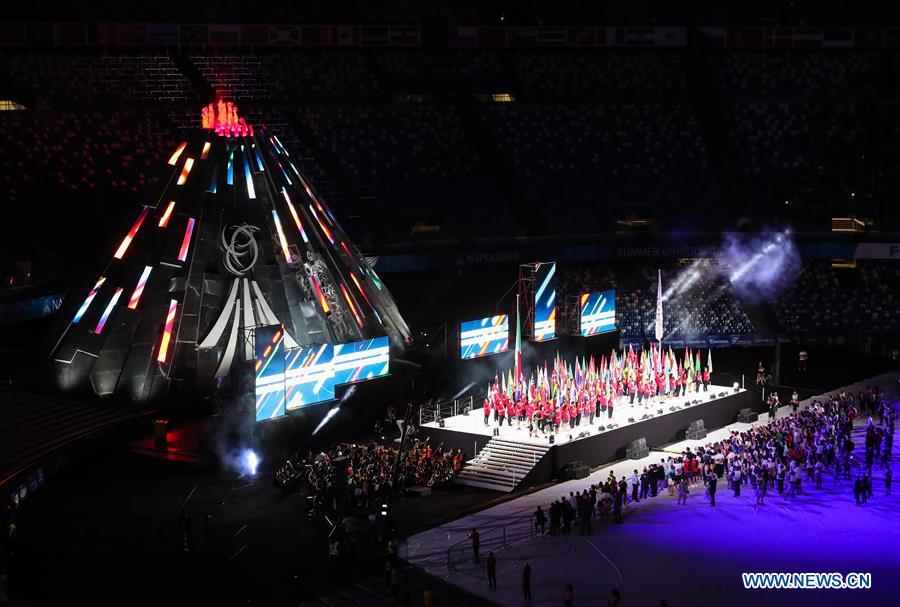 (SP)ITALY-NAPLES-SUMMER UNIVERSIADE-CLOSING CEREMONY