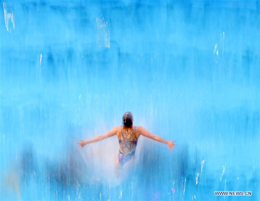 (SP)SOUTH KOREA-GWANGJU-FINA WORLD CHAMPIONSHIPS-ARTISTIC SWIMMING-WOMEN'S TEAM FREE COMBINATION