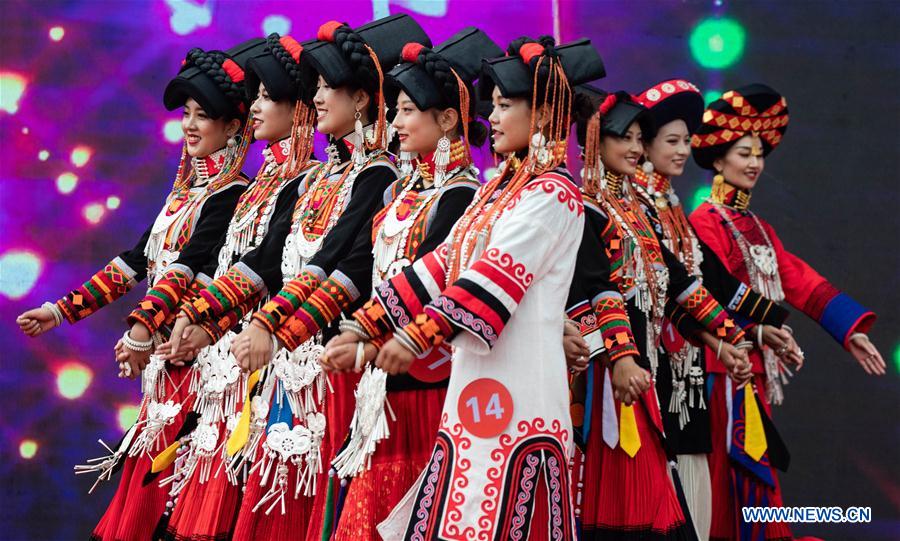 CHINA-SICHUAN-MEIGU-YI ETHNIC GROUP-BEAUTY PAGEANT (CN)